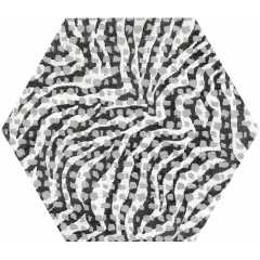 1047614 docklands inserto s1 zebra hexagon Декор cir