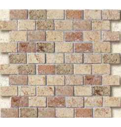  marble age mosaico mattoncino mix rosa Мозаика m